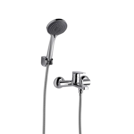 Imagen de Grifería de ducha Monocomando exterior con transferencia ZOE cromado