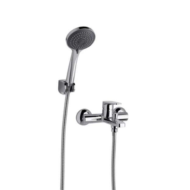 Imagen de Grifería de ducha Monocomando exterior con transferencia ZOE cromado