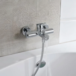 Imagen de Grifería de ducha Monocomando exterior con transferencia ZOE cromado