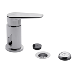 Imagen de Griferia de bidet Monocomando ZOE cromado con transferencia