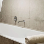 Imagen de Grifería de ducha Monocomando de embutir con transferencia ZOE cromado