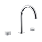 Imagen de Grifería de lavatorio bimando de mesada Nuoro cromo