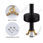 Imagen de Grifería de Bañera Monocomando de pie Bremen negro mate