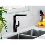 Imagen de Grifería de cocina Monocomando de mesada FV Epuyen Negro Mate