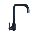 Imagen de Grifería de cocina Monocomando de mesada Milano Negro Mate