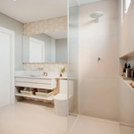 Imagen de NOVII Receptaculo pvc c/sifon tapa beige75cm perforada