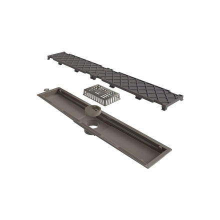 Imagen de NOVII Receptaculo s/sifon tapa oculta 50cm salida centrada