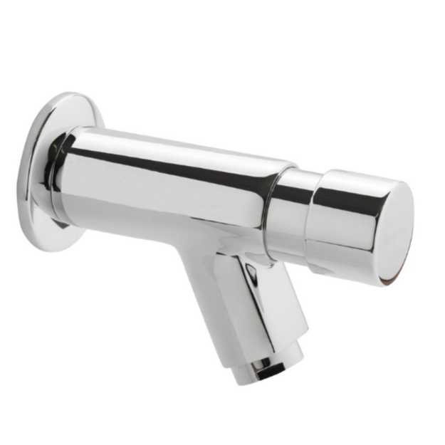 Imagen de Grifería de lavatorio temporizada de pared Genebre