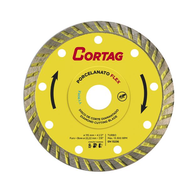 Imagen de Disco diam turbo 115 mm porcelanato flex