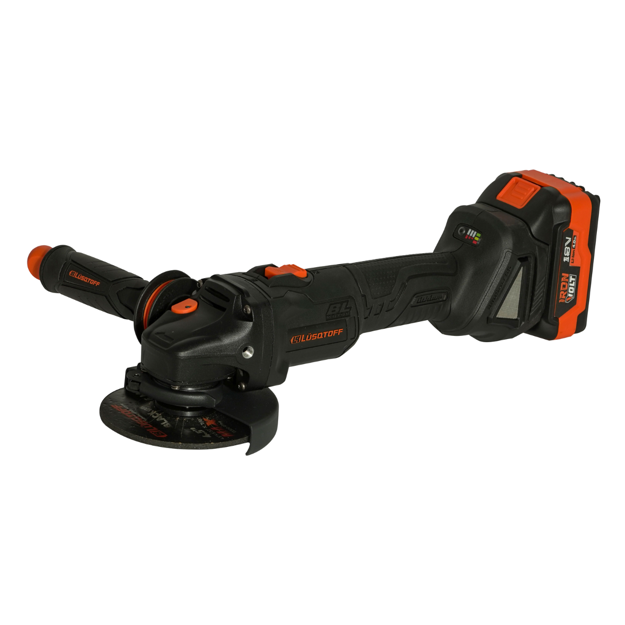 Imagen de Amoladora angular 115mm a batería c/2 bat 4 amp.