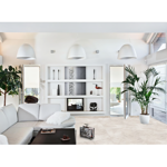 Imagen de Cerámica para piso y pared Ceniza Dark Grey 60x60 cm Brillante