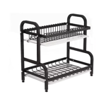 Imagen de Escurridor Doble negro 42x24.50x39 cm