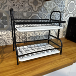 Imagen de Escurridor Doble negro 42x24.50x39 cm