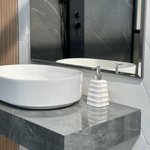 Imagen de Dispensador de jabón Corrugado blanco