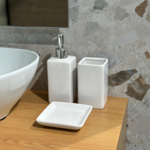 Imagen de Set de accesorios de baño 3 piezas Blanco