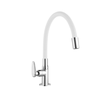 Imagen de Grifo unitario mesa cocina ALBURE MOUVE cromo blanco