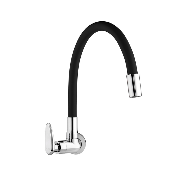 Imagen de Grifo unitario pared cocina ALLURE MOUVE cromo negro