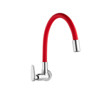 Imagen de Grifo unitario pared cocina ALLURE MOUVE cromo rojo