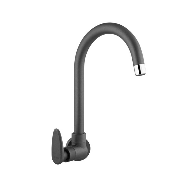 Imagen de Canilla Grifo Unitario Pared Negro Mate Viqua Allure Abs