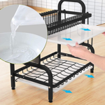 Imagen de Escurridor Doble negro 42x24.50x39 cm