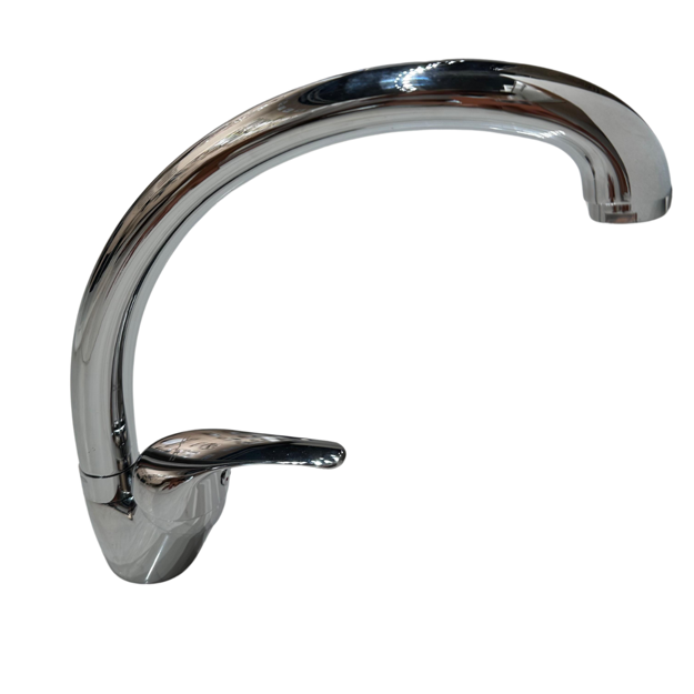 Imagen de Grifería de Cocina Monocomando de mesada pico alto Capri cromado