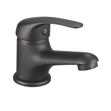 Imagen de Grifería de lavatorio Monocomando de mesada Capri negro mate