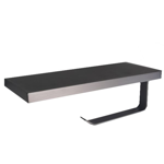 Imagen de Portarrollo con repisa Grafito