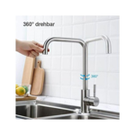 Imagen de Grifería de cocina Monocomando de mesada Celtic Gris Satinado