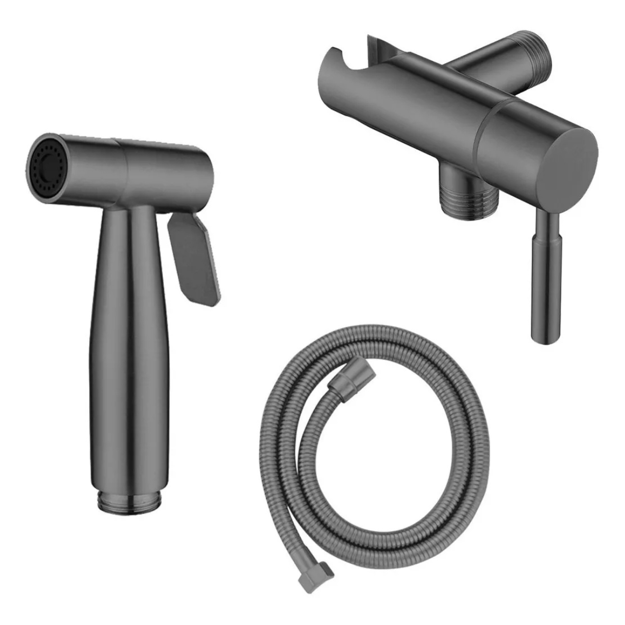 Imagen de Grifería de Ducha higiénica completa Celtic Grafito