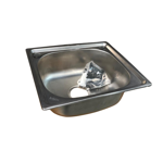Imagen de Pileta cocina simple acero inox. 45x39x17 cm