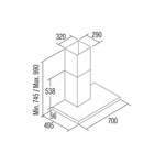Imagen de Campana Cata Sygma Negra 6010 BK