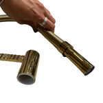 Imagen de Grifería de cocina Monocomando de mesada Chef Pico móvil Gold