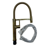 Imagen de Grifería de cocina Monocomando de mesada Chef Pico móvil Gold