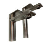 Imagen de Grifería de lavatorio Monocomando de mesada Loft Gris Satinado