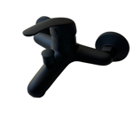 Imagen de Grifería de ducha Monocomando exterior con transferencia Capri Negro mate