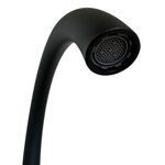 Imagen de Grifería de cocina Monocomando de pared Capri Negro Mate