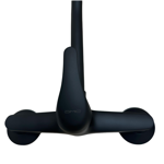 Imagen de Grifería de cocina Monocomando de pared Capri Negro Mate