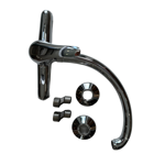 Imagen de Grifería de cocina Monocomando de pared Pico Alto Valencia Gris