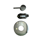 Imagen de Grifería de ducha Monocomando de embutir Milano Plateado Brillante