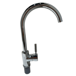 Imagen de Grifería de Cocina Monocomando de mesada Milano alto cromado