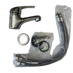 Imagen de Grifería de lavatorio Monocomando de mesada Capri Cromado