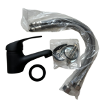 Imagen de Grifería de lavatorio Monocomando de mesada Capri negro mate