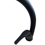 Imagen de Grifería de cocina Monocomando de mesada Capri Pico alto negro mate