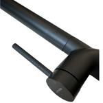 Imagen de Grifería de Cocina Monocomando de mesada Eon Extensible Negra Mate