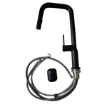 Imagen de Grifería de Cocina Monocomando de mesada Eon Extensible Negra Mate