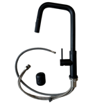 Imagen de Grifería de Cocina Monocomando de mesada Virtus Extensible Negro Mate