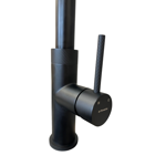 Imagen de Grifería de Cocina Monocomando de mesada Virtus Curvo Extensible Negro Mate