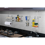 Imagen de BARRA PIATINA 60CM - CON 6 GANCHOS NM