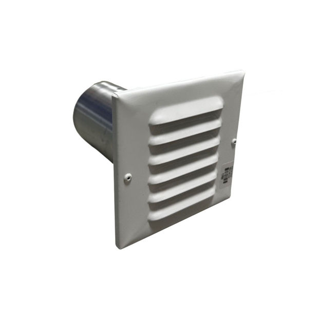 Imagen de Rejilla ventilación metálica 10x10 tubo corto 100 S/orificio