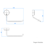 Imagen de Kit accesorio Deca 5 piezas bronce cromado Net